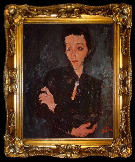 framed  Chaim Soutine Portrait of Maria Lani, ta009-2